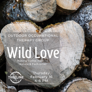 graphic for upcoming outdoor occupational therapy group