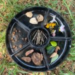 outdoor early childhood learning idea - sorting